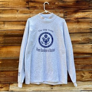 Vintage Department of State IBM Turtleneck Large